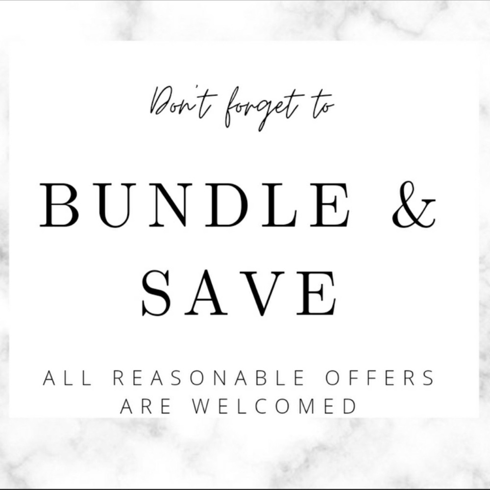 ✨Bundle and save!✨